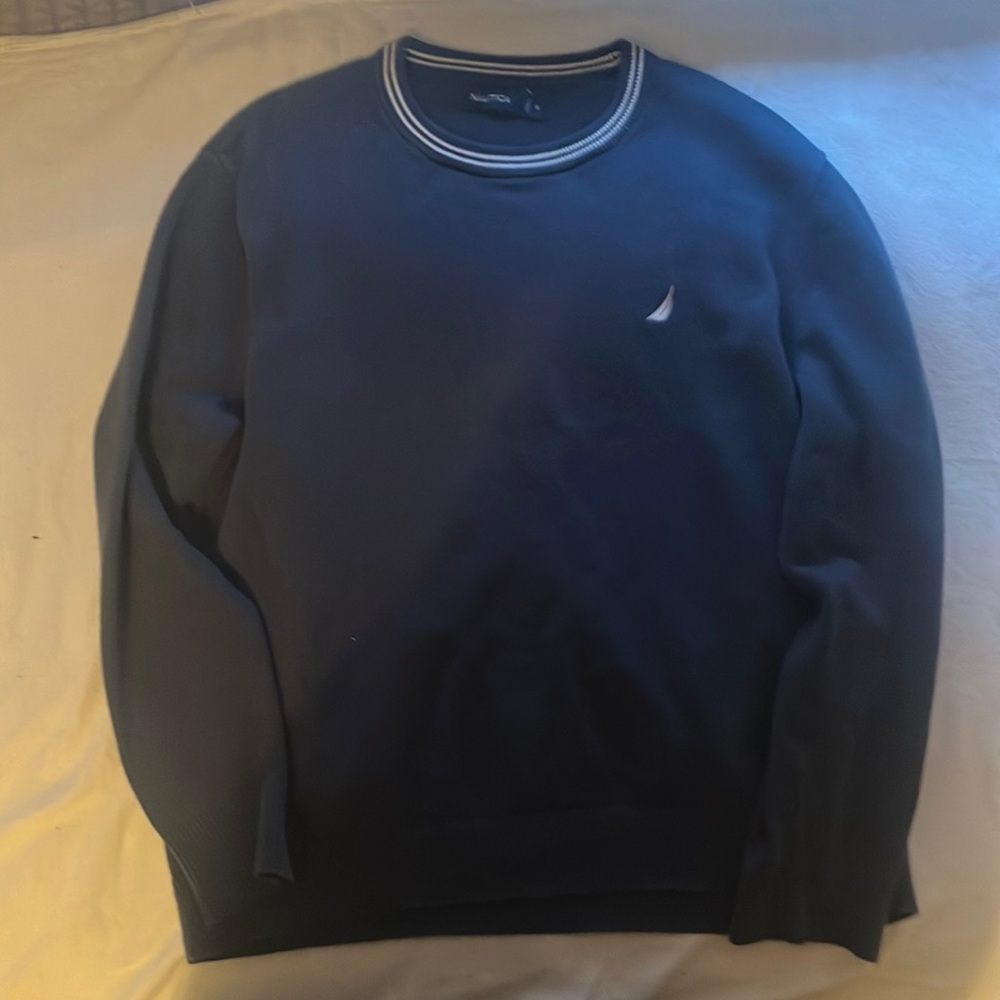 Vtg nautica logo crewneck